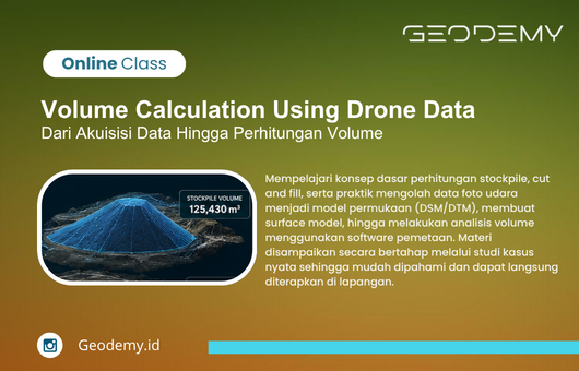 Volume Calculation Using Drone Data : Dari Akuisisi Data Hingga Perhitungan Volume