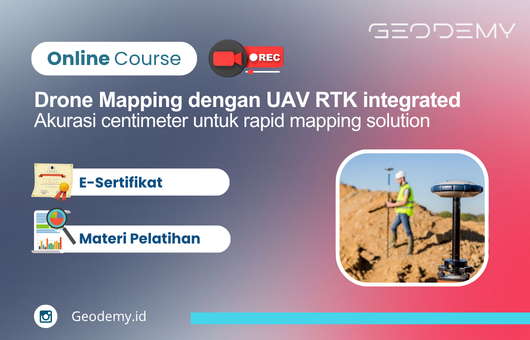 Drone Mapping dengan UAV RTK integrated